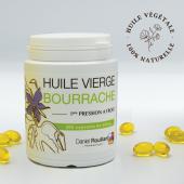 Huile vierge de Bourrache, production française - Flacon de 200 capsules